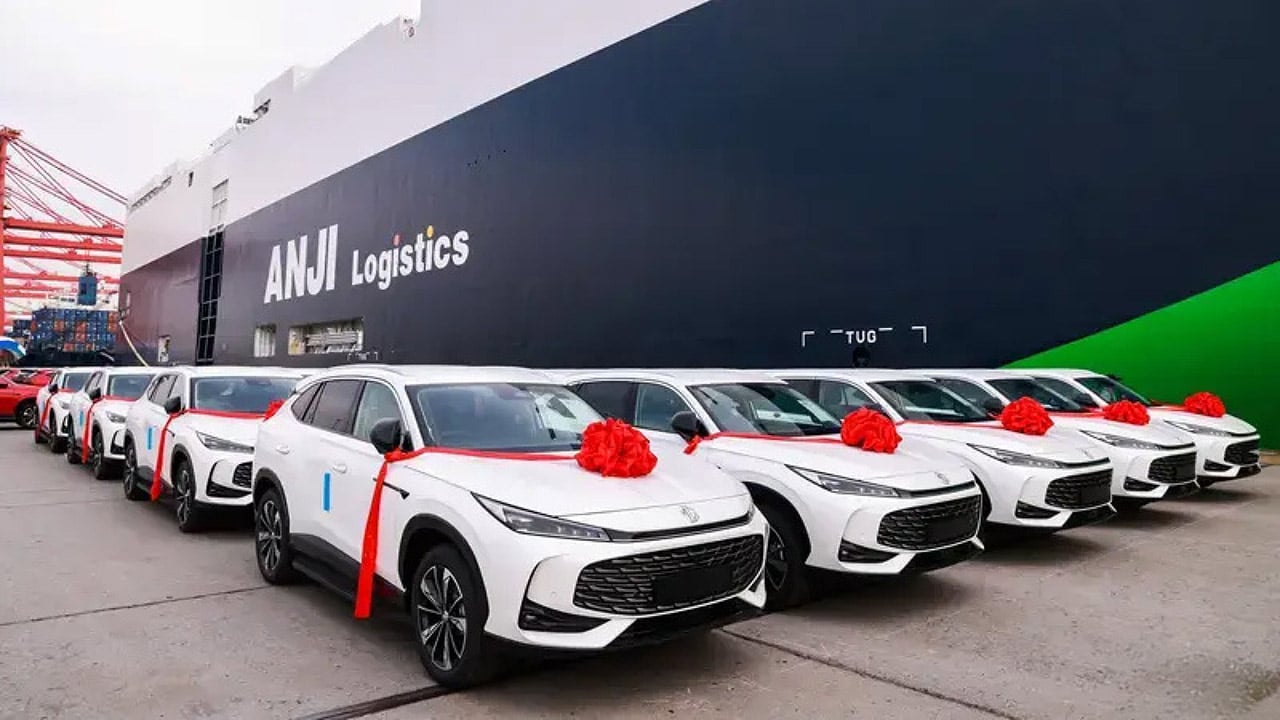 De Los Coches Eléctricos A Los Barcos Portavehículos, Mg Derrota A Byd Con El &Quot;Anji Ansheng&Quot;